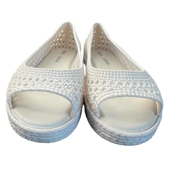 Melissa Camilla + Jason Wu woven open toe flats size 7 - Picture 5 of 11